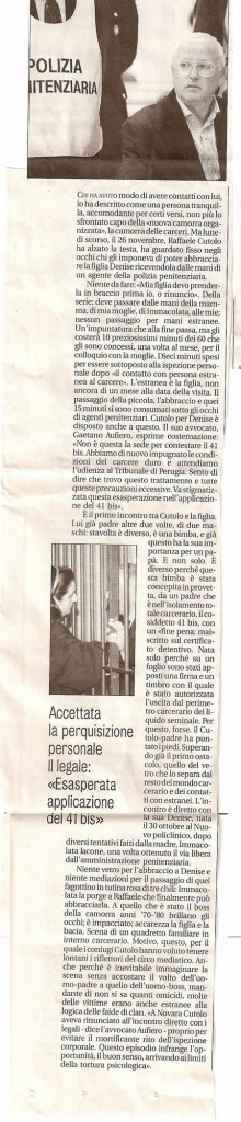 “Prendo Denise solo dalle mani di mia moglie”