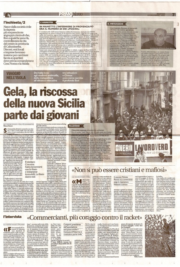 Gela, la riscossa della nuova Sicilia parte dai giovani