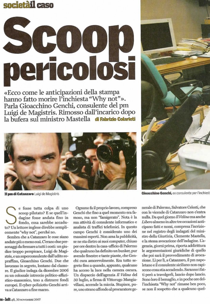 Scoop pericolosi
