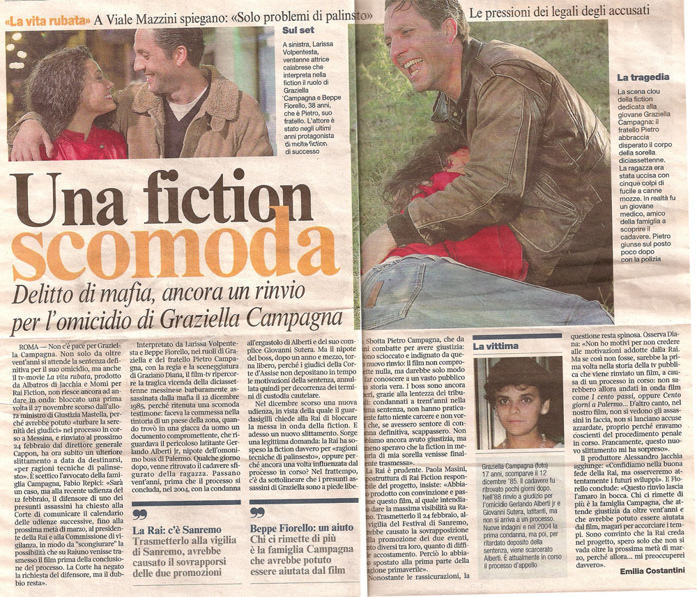 Una fiction scomoda