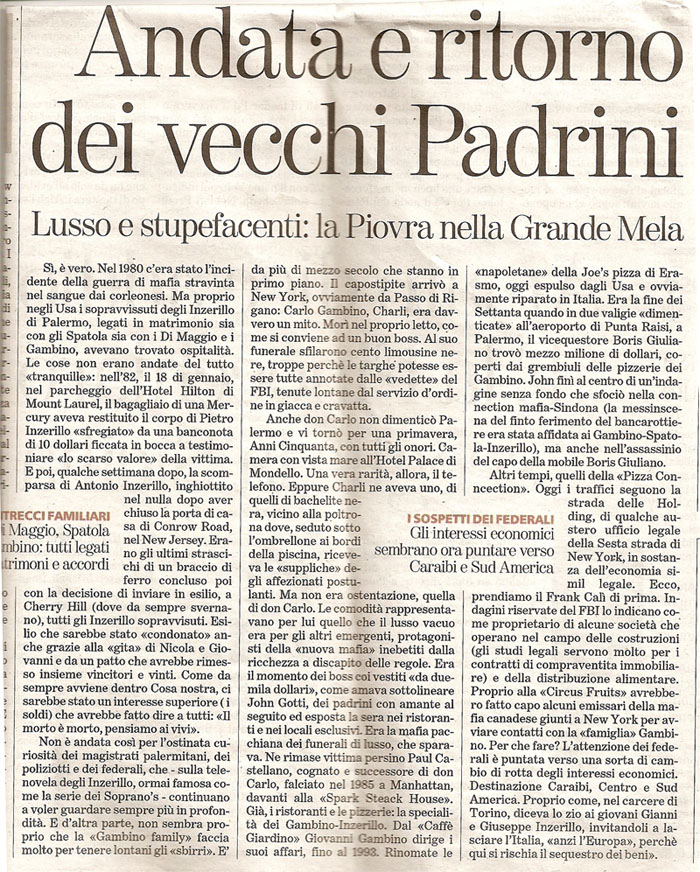 Andata e ritorno dei vecchi Padrini