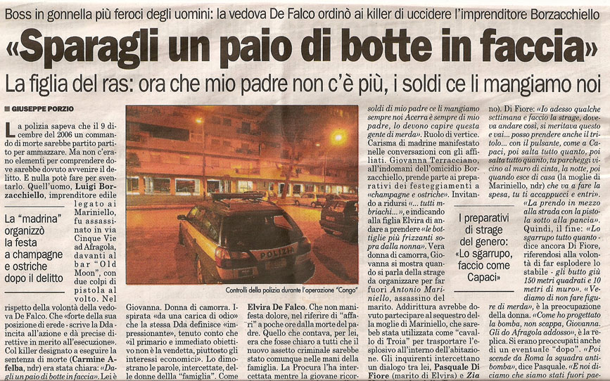 «Sparagli un paio di botte in faccia»