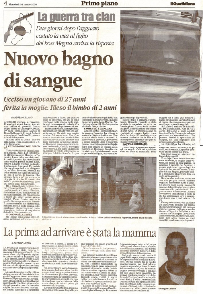 Nuovo bagno di sangue