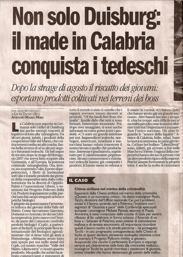 Non solo Duisburg, il made in Calabria conquista i tedeschi