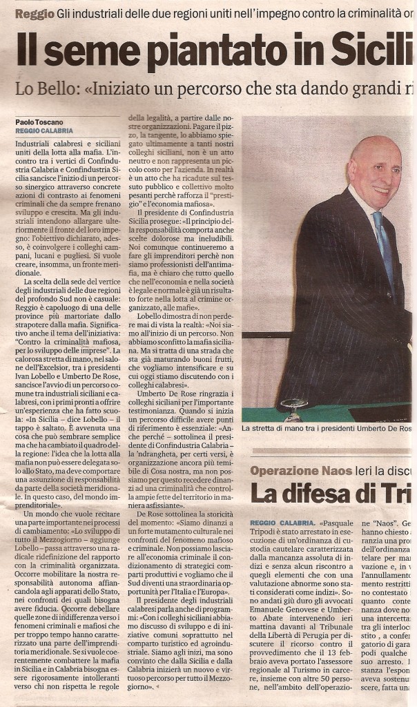 Il seme piantato in Sicilia