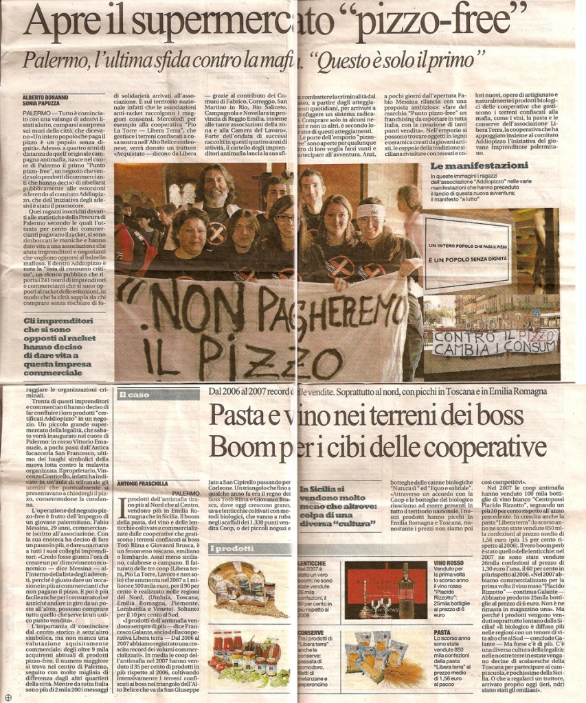 Apre il supermercato “pizzo free”