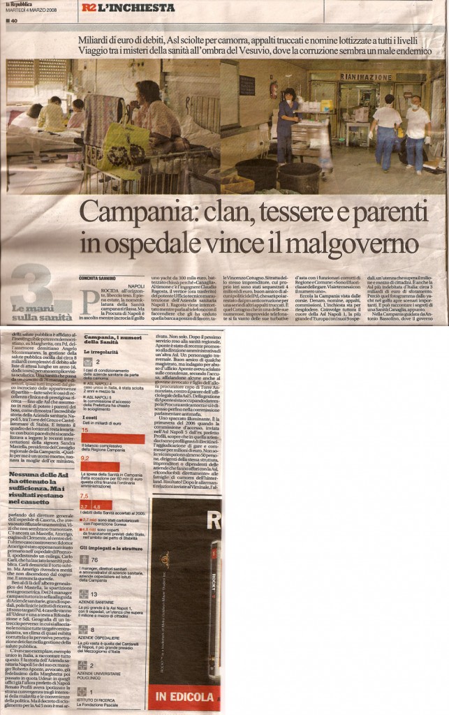 Campania, clan, tessere e parenti, vince il malgoverno