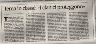 Tema in classe: i boss ci proteggono