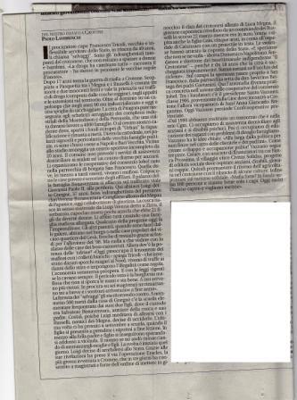 Noi non ci arrendiamo alle cosche