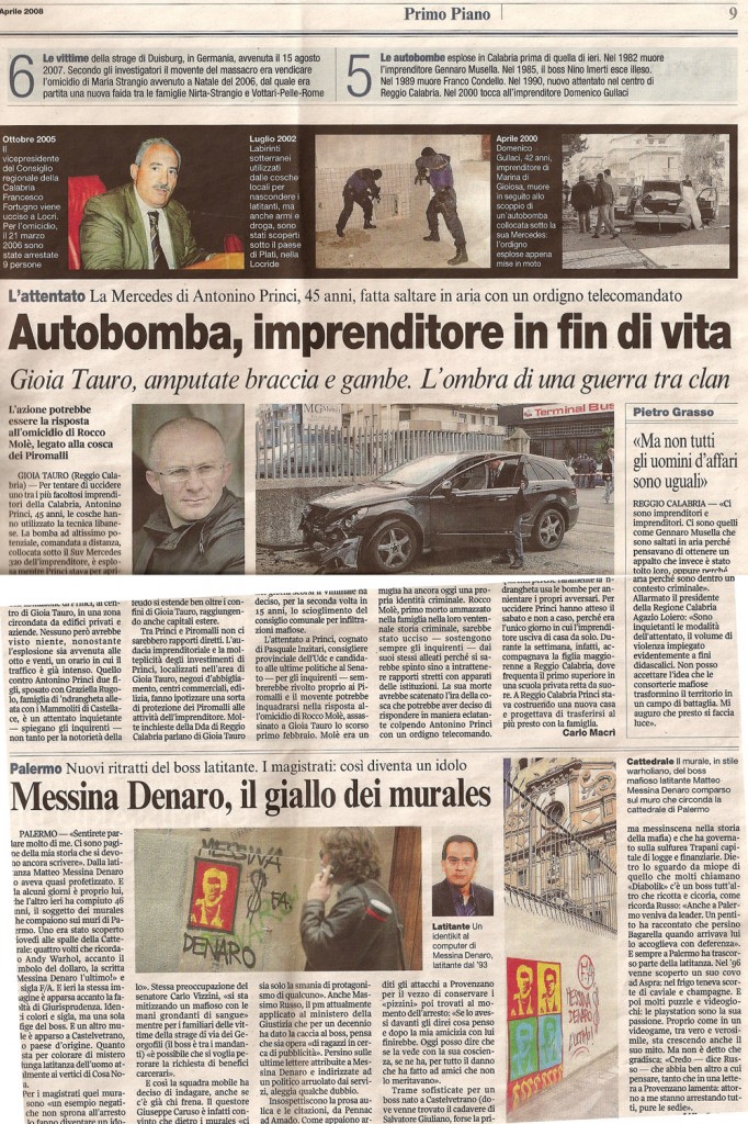 Autobomba, imprenditore in fin di vita