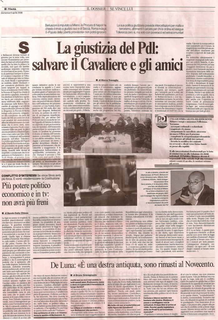 La giustizia del Pdl: salvare il Cavaliere e gli amici