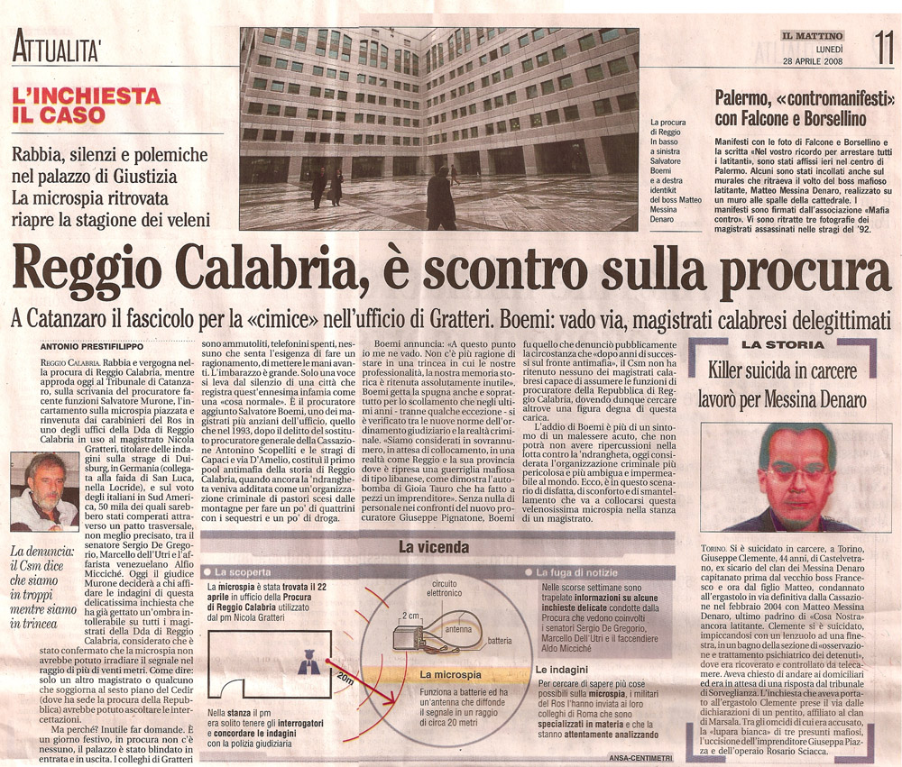 Reggio Calabria, è scontro sulla procura