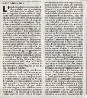 Olio sofisticato, nuovo colpo al made in Italy