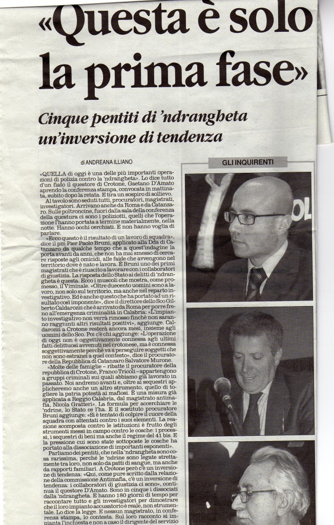 Questa è solo la prima fase