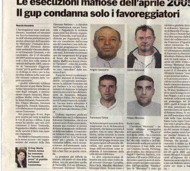 Le esecuzioni mafiose dell’aprile 2005