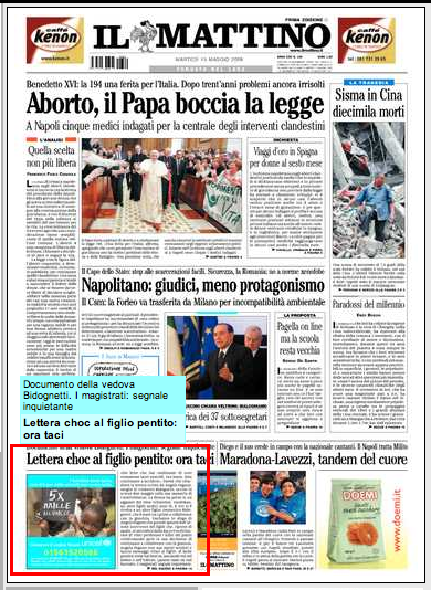 «Domenico, il figlio che non voglio più»