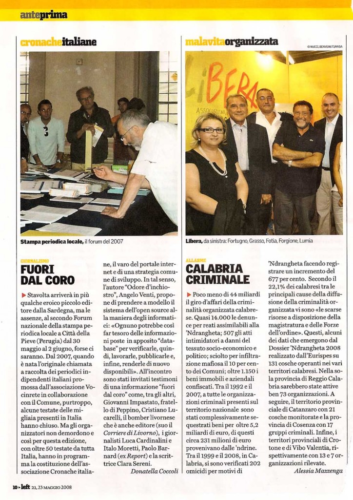 Fuori dal coro / Calabria criminale