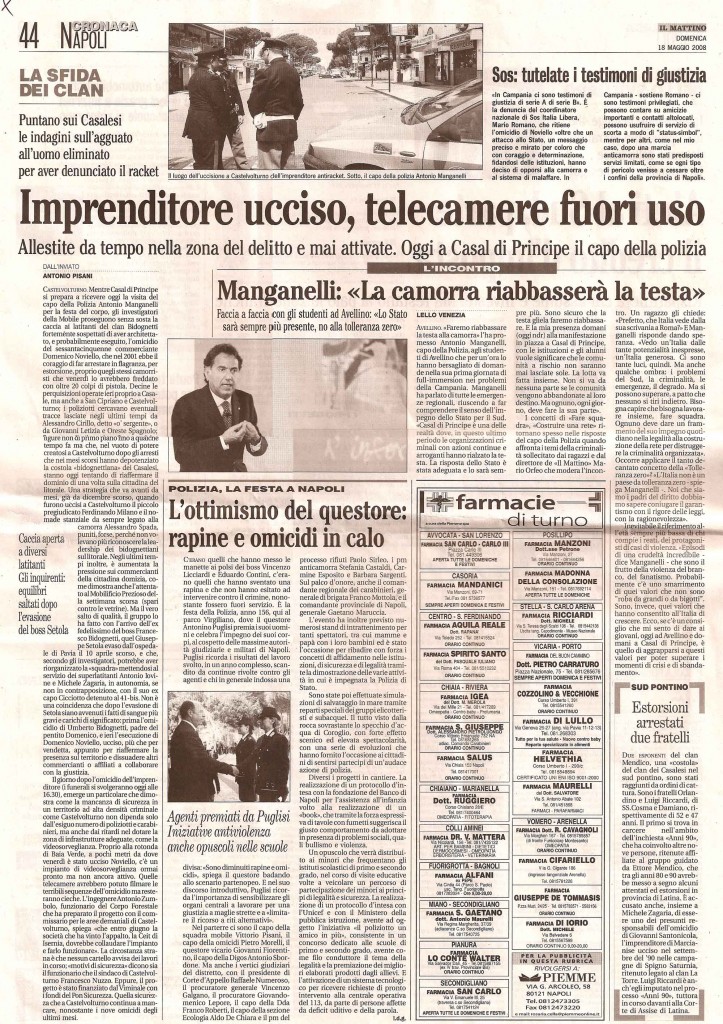 Imprenditore ucciso, telecamere fuoriuso