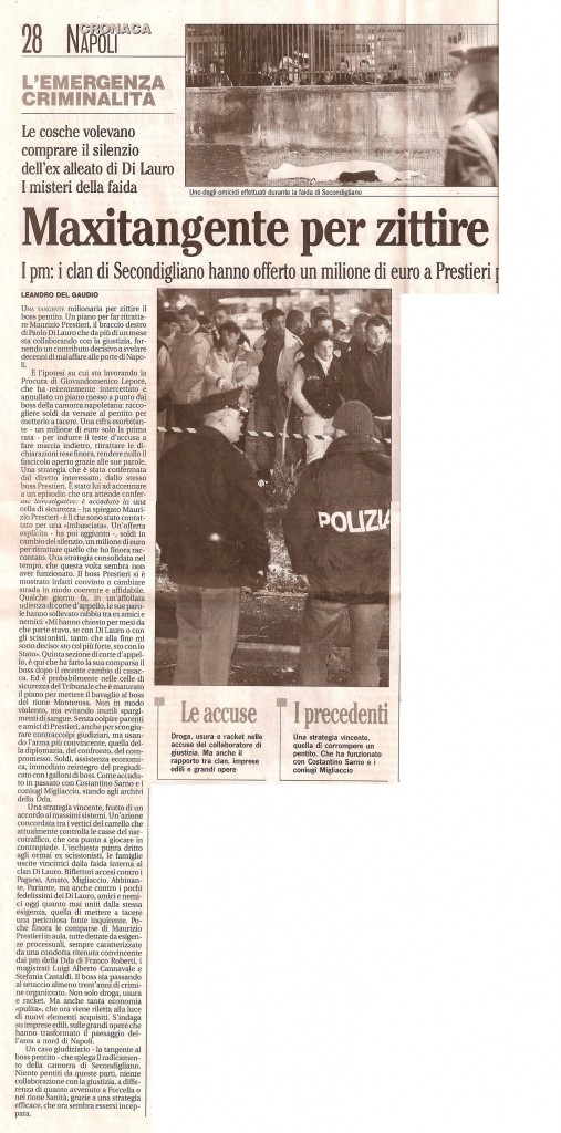 Maxitangente per zittire