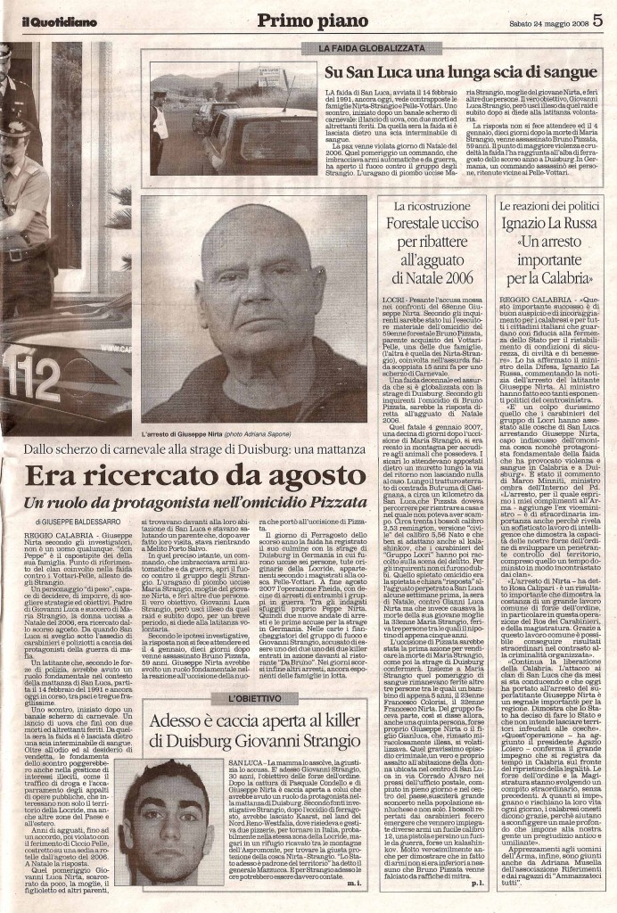 Era ricercato da agosto