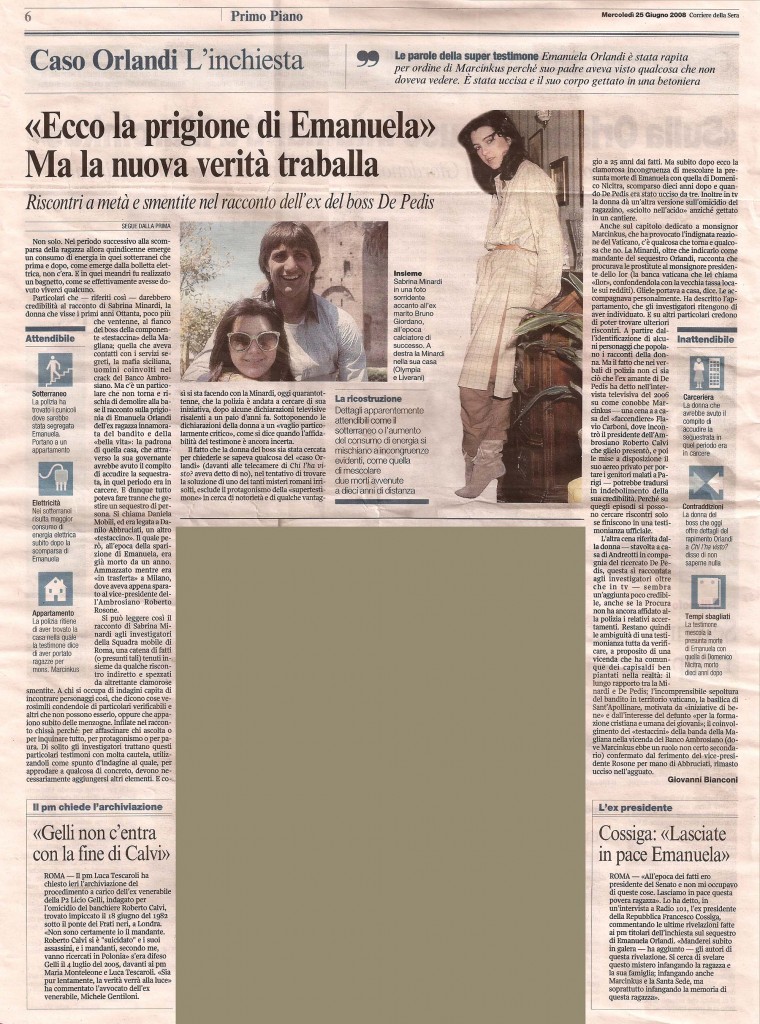 «Ecco la prigione di Manuela» ma la verità traballa