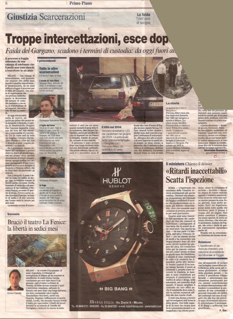 Troppe intercettazioni