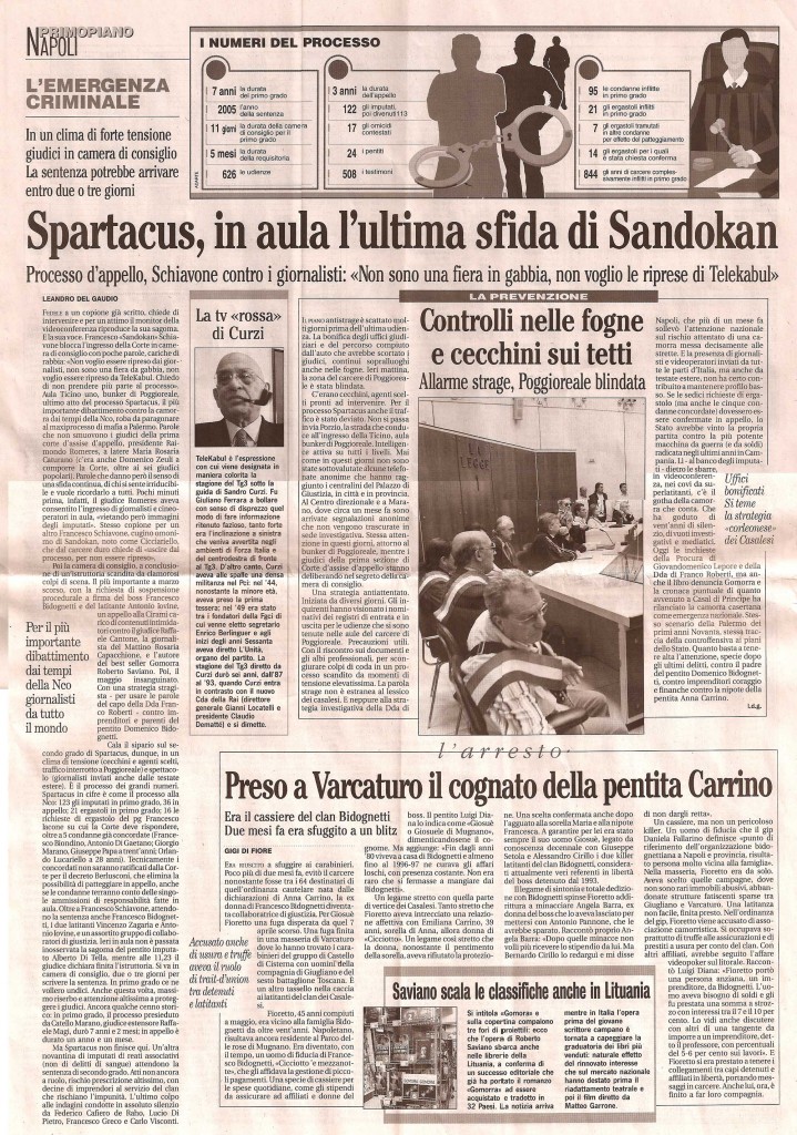 Spartacus, in aula l’ultima sfida di Sandokan