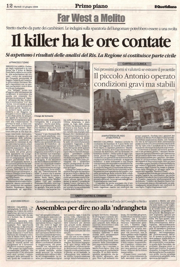 Il killer ha le ore contate