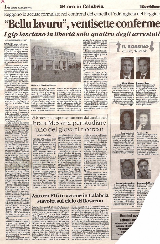 «Bellu lavoru» ventisette conferme