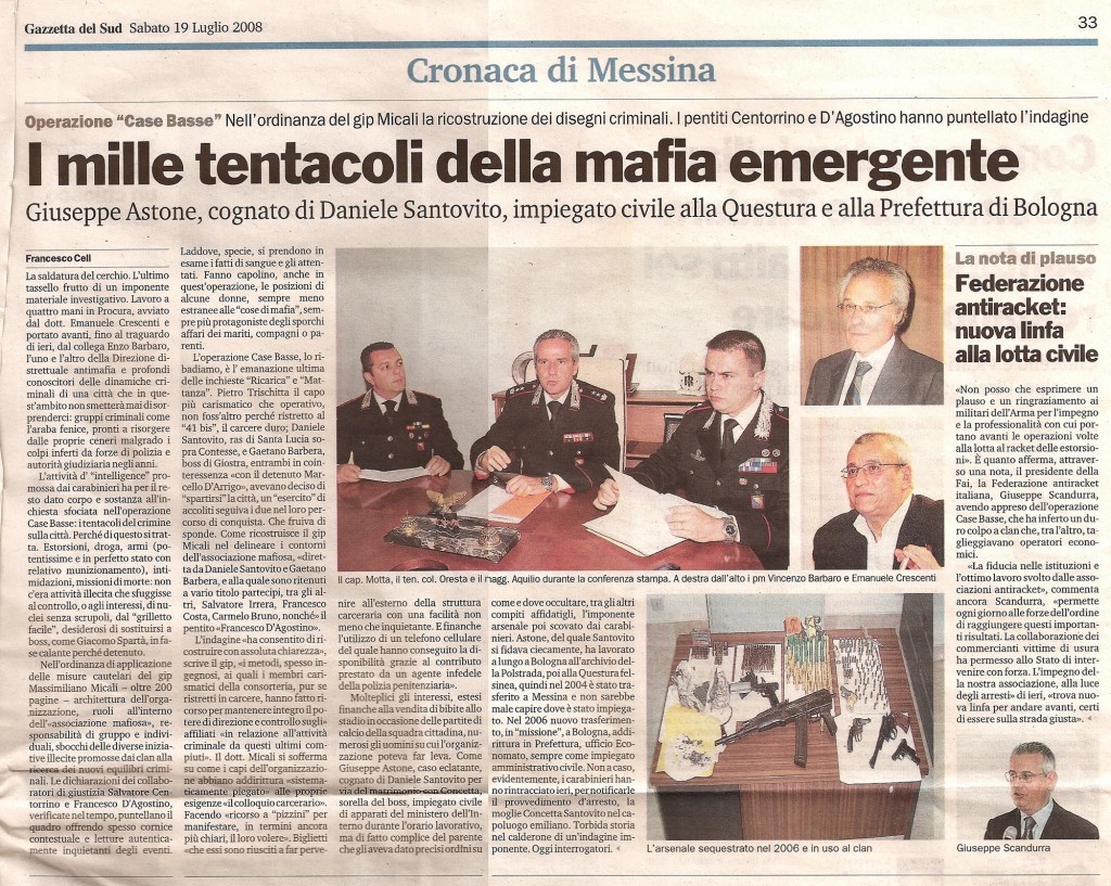 I mille tentacoli della mafia emergente