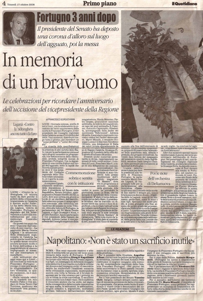 In memoria di un brav’uomo