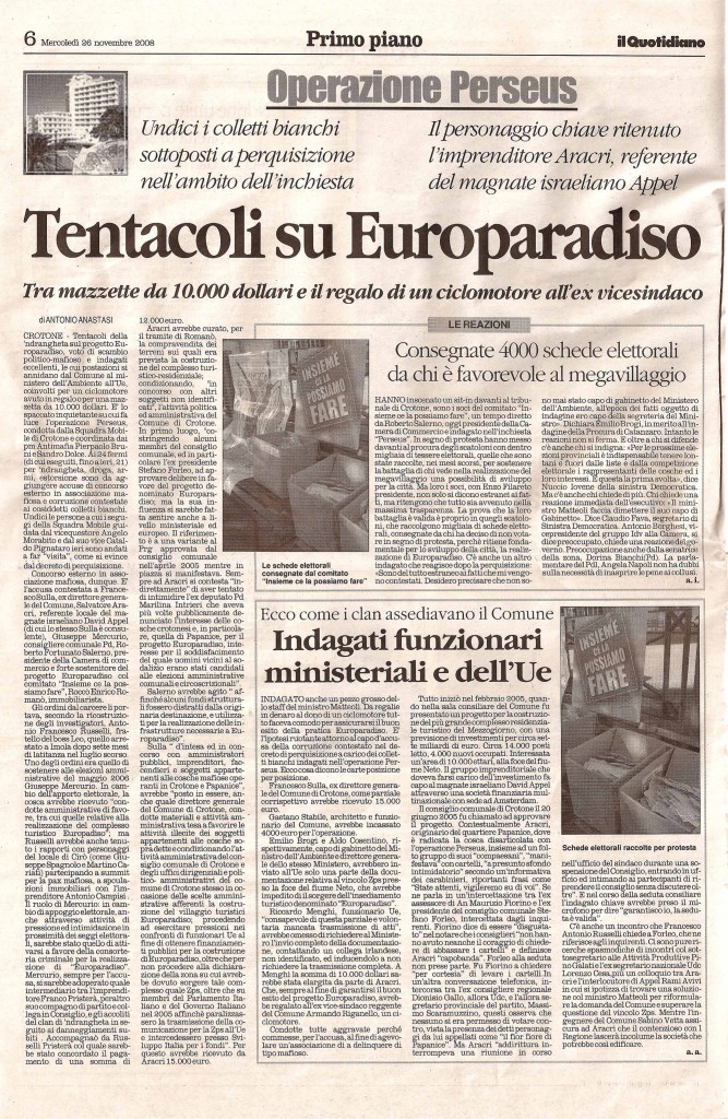 Tentacoli su Europaradiso