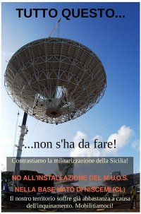 MUOS a Niscemi: sabato corteo contro le antenne americane