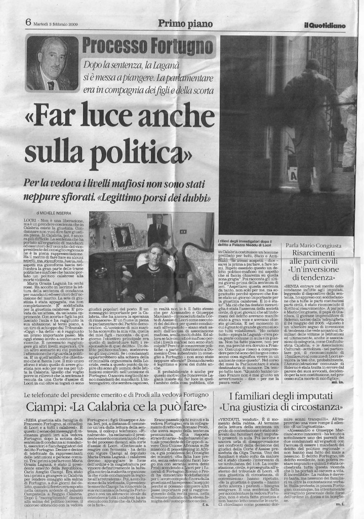 “Far luce anche sulla politica”