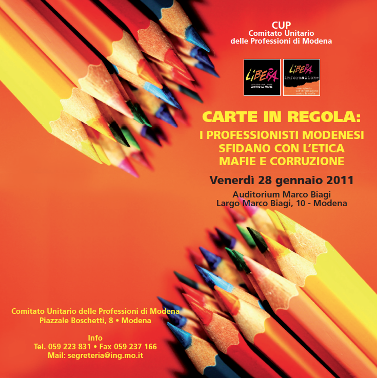 Ciotti: «L’etica è nutrimento della democrazia»