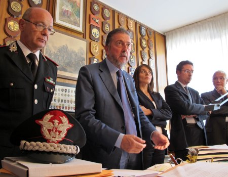 COnferenza stampa Operazione "Augusta"