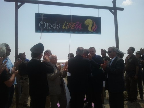 Onda Libera: inaugurato a Scanzano Ionico primo stabilimento balneare confiscato alle mafie