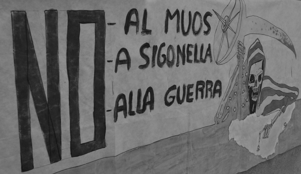 No Muos, pic nic dentro la base Usa a Niscemi