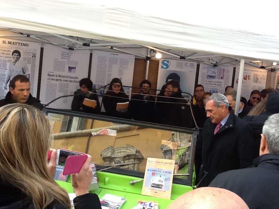 La Mehari di Giancarlo Siani accolta a Roma dalle Istituzioni