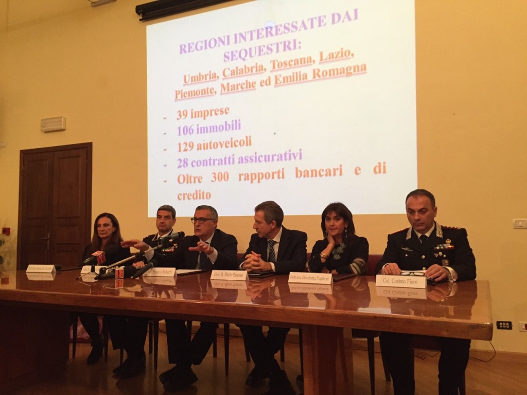 ‘Ndrangheta in Umbria,61 arresti. Roberti: Sgominata holding criminale