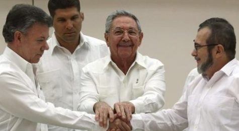 Festa di pace in Colombia