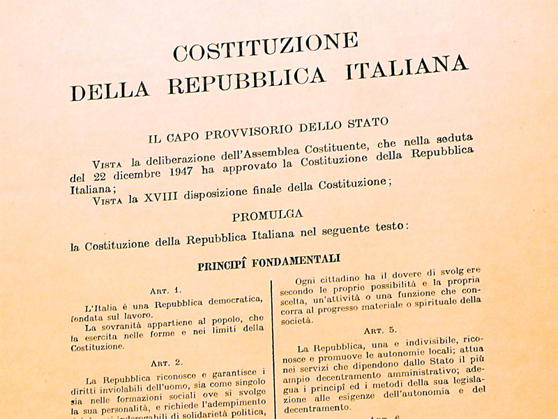 Se la trasparenza entra in Costituzione