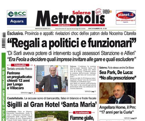 Metropolis, aggressione in redazione