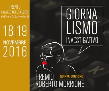 Trento, quinta edizione del Premio Morrione