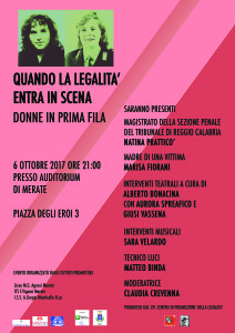 QUANDO LA LEGALITA' ENTRA IN SCENA