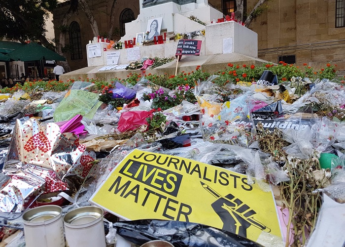 A Malta i funerali di Daphne Caruana Galizia