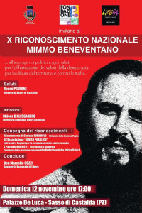 locandina X Riconoscimento Beneventano