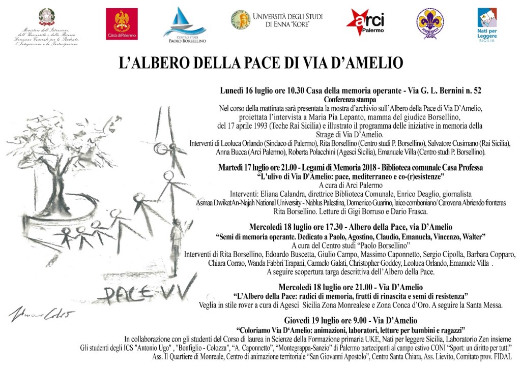 L’albero della pace di Via D’Amelio