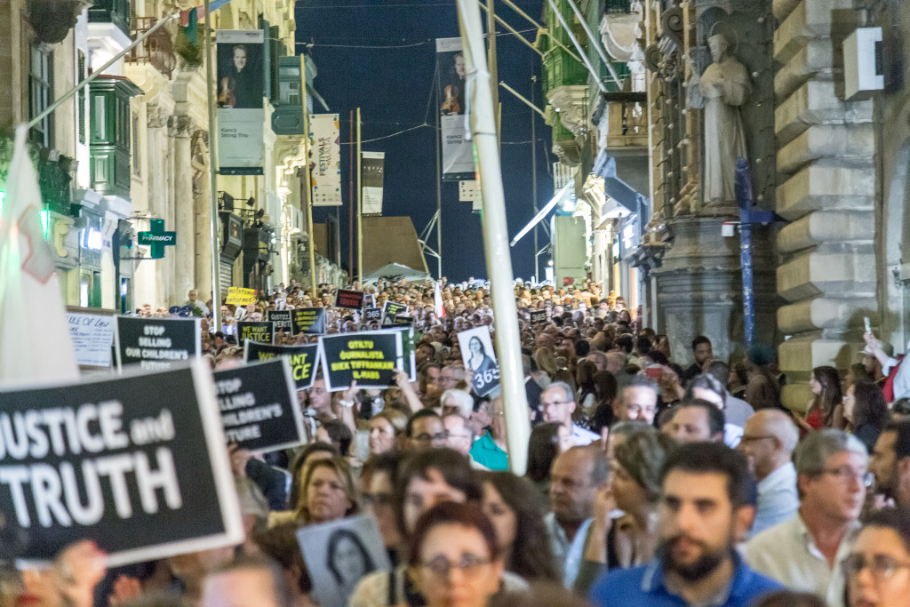 Daphne Caruana Galizia, “We are not alone”