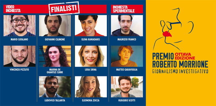 Premio Morrione, gli 11 finalisti dell’ottava edizione